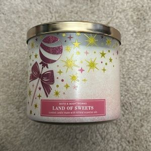 Bath and Body Works Land of Sweets 3-wick candle